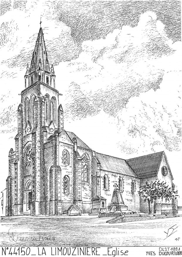 N 44150 - LA LIMOUZINIERE - église